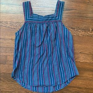 Universal thread striped tank top small